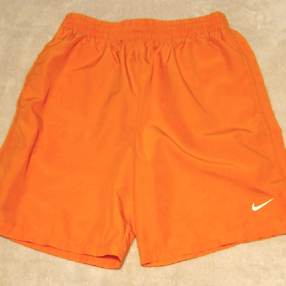 Nike Orange Athletic Running Shorts